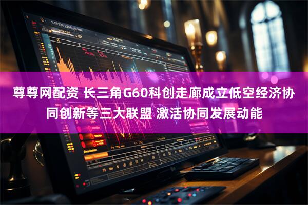 尊尊网配资 长三角G60科创走廊成立低空经济协同创新等三大联盟 激活协同发展动能