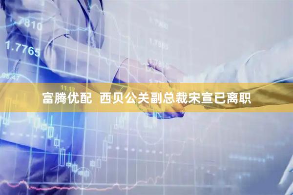 富腾优配  西贝公关副总裁宋宣已离职